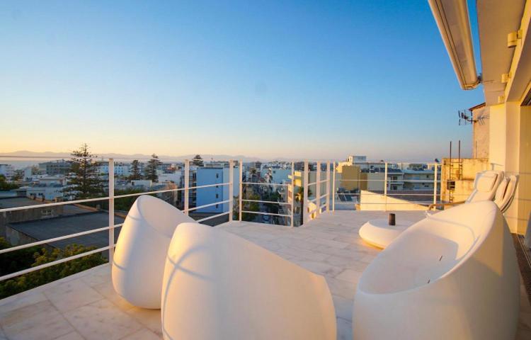 Panoramic View - Penthouse Rhodes City Exterior foto